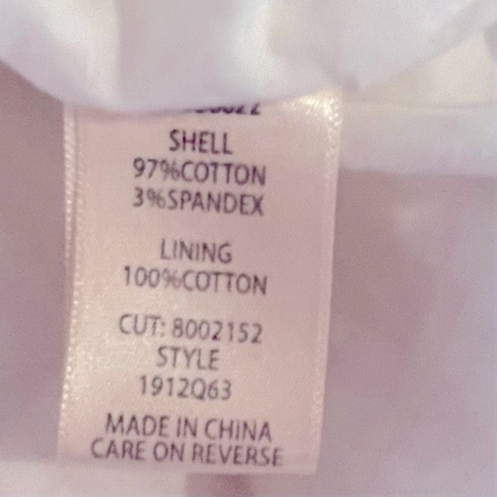 Max Studio- White Gauze Dress with Ruffle Sleeve and hem. - Picture 7 of 8